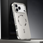 เคสโทรศัพท์โลหะผสม MagSafe Magnetic Shield แบบด้าน สำหรับ iPhone 17 Pro Max, สำหรับ iPhone 17 Pro, สำหรับ iPhone 17, สำหรับ iPhone Air, สำหรับ iPhone 16 Pro Max, สำหรับ iPhone 16 Pro, สำหรับ iPhone 15 Pro Max, สำหรับ iPhone 15 Pro