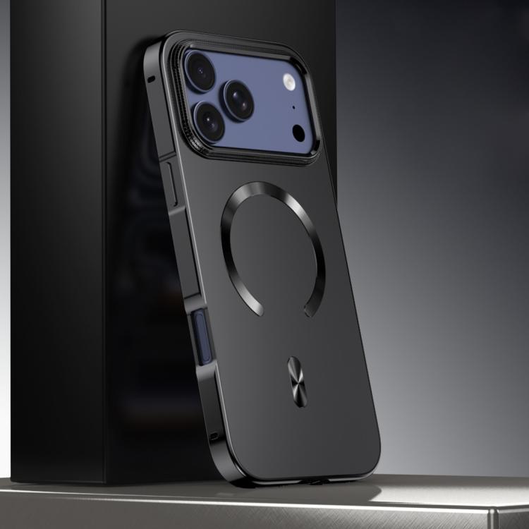 เคสโทรศัพท์โลหะผสม MagSafe Magnetic Shield แบบด้าน สำหรับ iPhone 17 Pro Max, สำหรับ iPhone 17 Pro, สำหรับ iPhone 17, สำหรับ iPhone Air, สำหรับ iPhone 16 Pro Max, สำหรับ iPhone 16 Pro, สำหรับ iPhone 15 Pro Max, สำหรับ iPhone 15 Pro