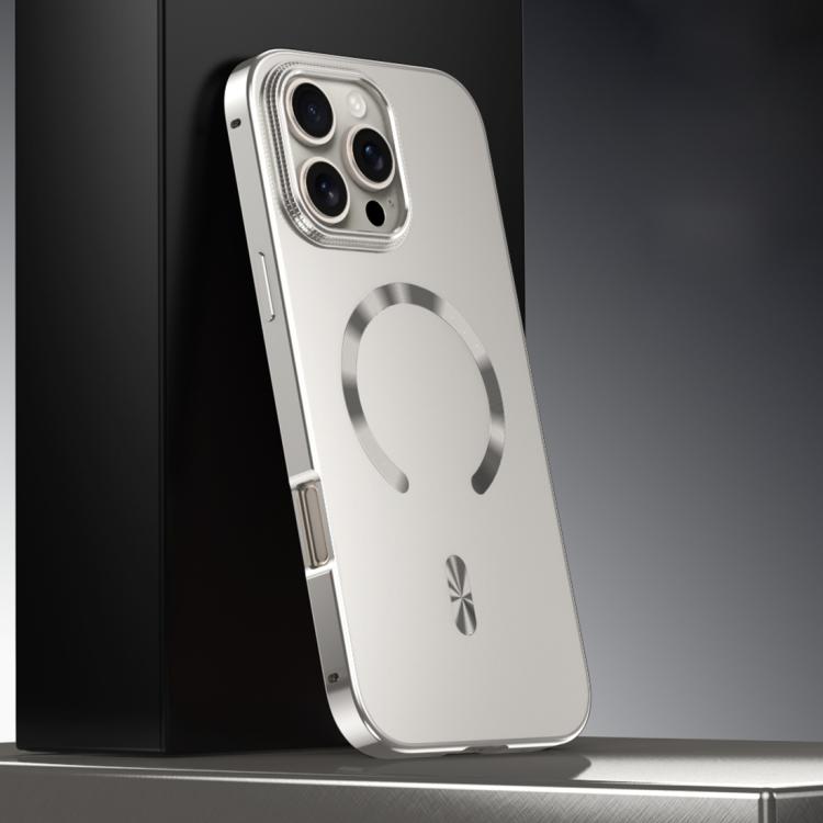 เคสโทรศัพท์โลหะผสม MagSafe Magnetic Shield แบบด้าน สำหรับ iPhone 17 Pro Max, สำหรับ iPhone 17 Pro, สำหรับ iPhone 17, สำหรับ iPhone Air, สำหรับ iPhone 16 Pro Max, สำหรับ iPhone 16 Pro, สำหรับ iPhone 15 Pro Max, สำหรับ iPhone 15 Pro