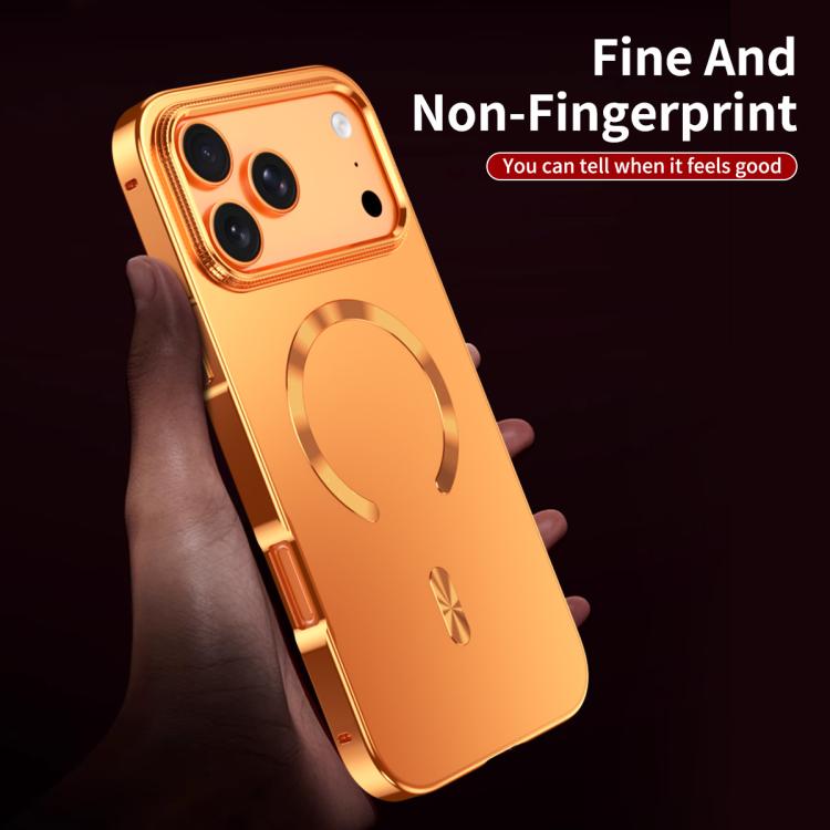 เคสโทรศัพท์โลหะผสม MagSafe Magnetic Shield แบบด้าน สำหรับ iPhone 17 Pro Max, สำหรับ iPhone 17 Pro, สำหรับ iPhone 17, สำหรับ iPhone Air, สำหรับ iPhone 16 Pro Max, สำหรับ iPhone 16 Pro, สำหรับ iPhone 15 Pro Max, สำหรับ iPhone 15 Pro