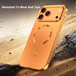 เคสโทรศัพท์โลหะผสม MagSafe Magnetic Shield แบบด้าน สำหรับ iPhone 17 Pro Max, สำหรับ iPhone 17 Pro, สำหรับ iPhone 17, สำหรับ iPhone Air, สำหรับ iPhone 16 Pro Max, สำหรับ iPhone 16 Pro, สำหรับ iPhone 15 Pro Max, สำหรับ iPhone 15 Pro