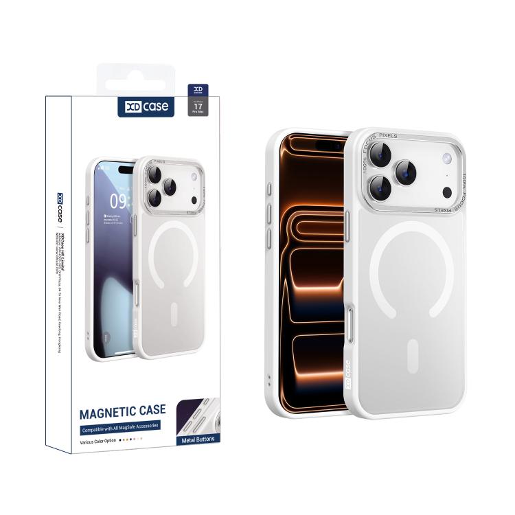 เคสโทรศัพท์ XDcase Metal Lens Frame Skin Feel Magnetic สำหรับ iPhone 17 Pro Max, สำหรับ iPhone 17 Pro, สำหรับ iPhone 17