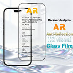 imak ซีรีส์ป้องกันแสงสะท้อน ฟิล์มกระจกนิรภัยครอบคลุมเต็มจอ สำหรับ iPhone 17 Pro Max, สำหรับ iPhone 17 Pro, สำหรับ iPhone 17, สำหรับ iPhone Air