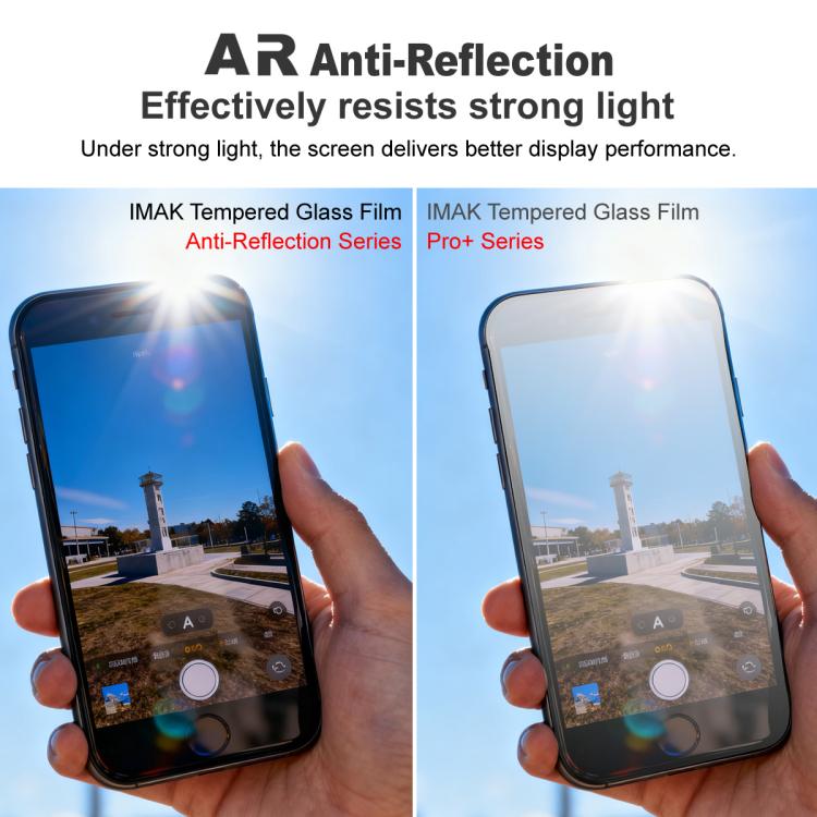 imak ซีรีส์ป้องกันแสงสะท้อน ฟิล์มกระจกนิรภัยครอบคลุมเต็มจอ สำหรับ iPhone 17 Pro Max, สำหรับ iPhone 17 Pro, สำหรับ iPhone 17, สำหรับ iPhone Air
