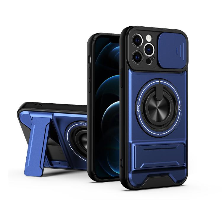 Lens Sliding Window Multifunctional Magnetic Shockproof Phone Case, For iPhone 13, For iPhone 12, For iPhone 12 Pro Max, For iPhone 12 Pro, For iPhone 11 Pro Max, For iPhone 11, For iPhone XS Max