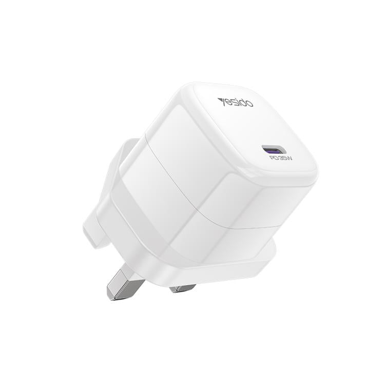 ที่ชาร์จเร็วขนาดเล็ก Yesido YC149 PD 35W Type-C Mini Ice Cube, ปลั๊ก UK