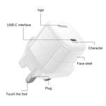 Yesido YC149 PD 35W Type-C Mini Ice Cube Fast Charger, UK Plug