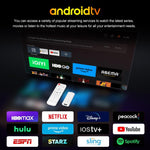 H96 Max H313 Android 14 Mini HD TV Stick with Remote Control, ARM Cortex-A53 Quad Core, 2GB+16GB, 2GB+8GB