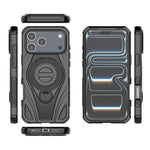 เคสโทรศัพท์แม่เหล็กขาตั้งหมุนโลหะรูปดาว สำหรับ iPhone 17 Pro Max, สำหรับ iPhone 17 Pro, สำหรับ iPhone 17, สำหรับ iPhone Air, สำหรับ iPhone 16 Pro Max, สำหรับ iPhone 16 Pro, สำหรับ iPhone 16