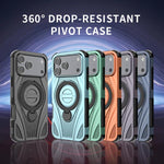 เคสโทรศัพท์แม่เหล็กขาตั้งหมุนโลหะรูปดาว สำหรับ iPhone 17 Pro Max, สำหรับ iPhone 17 Pro, สำหรับ iPhone 17, สำหรับ iPhone Air, สำหรับ iPhone 16 Pro Max, สำหรับ iPhone 16 Pro, สำหรับ iPhone 16