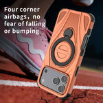 เคสโทรศัพท์แม่เหล็กขาตั้งหมุนโลหะรูปดาว สำหรับ iPhone 17 Pro Max, สำหรับ iPhone 17 Pro, สำหรับ iPhone 17, สำหรับ iPhone Air, สำหรับ iPhone 16 Pro Max, สำหรับ iPhone 16 Pro, สำหรับ iPhone 16
