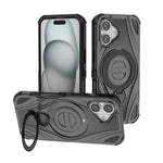 เคสโทรศัพท์แม่เหล็กขาตั้งหมุนโลหะรูปดาว สำหรับ iPhone 17 Pro Max, สำหรับ iPhone 17 Pro, สำหรับ iPhone 17, สำหรับ iPhone Air, สำหรับ iPhone 16 Pro Max, สำหรับ iPhone 16 Pro, สำหรับ iPhone 16