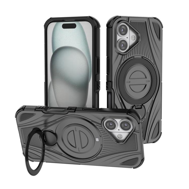 เคสโทรศัพท์แม่เหล็กขาตั้งหมุนโลหะรูปดาว สำหรับ iPhone 17 Pro Max, สำหรับ iPhone 17 Pro, สำหรับ iPhone 17, สำหรับ iPhone Air, สำหรับ iPhone 16 Pro Max, สำหรับ iPhone 16 Pro, สำหรับ iPhone 16