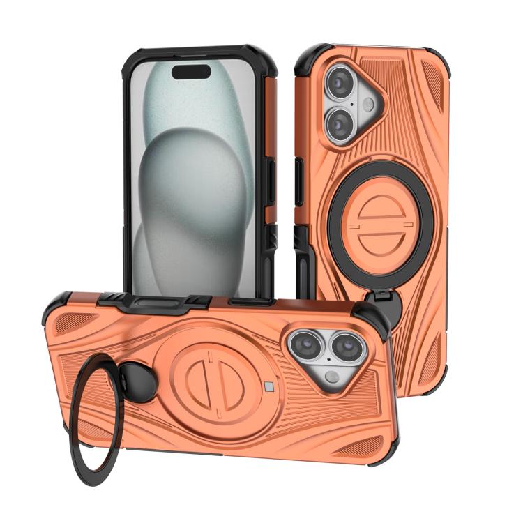 เคสโทรศัพท์แม่เหล็กขาตั้งหมุนโลหะรูปดาว สำหรับ iPhone 17 Pro Max, สำหรับ iPhone 17 Pro, สำหรับ iPhone 17, สำหรับ iPhone Air, สำหรับ iPhone 16 Pro Max, สำหรับ iPhone 16 Pro, สำหรับ iPhone 16