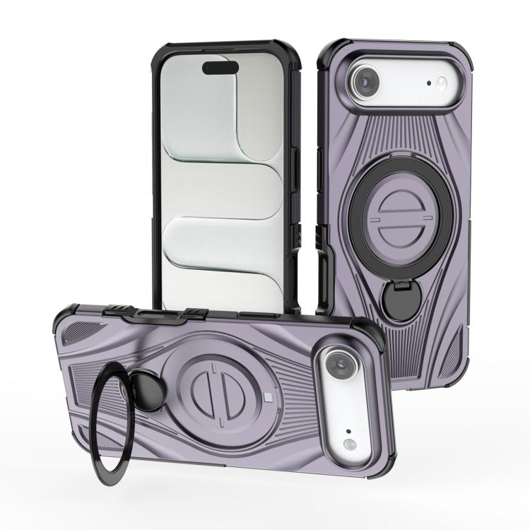 เคสโทรศัพท์แม่เหล็กขาตั้งหมุนโลหะรูปดาว สำหรับ iPhone 17 Pro Max, สำหรับ iPhone 17 Pro, สำหรับ iPhone 17, สำหรับ iPhone Air, สำหรับ iPhone 16 Pro Max, สำหรับ iPhone 16 Pro, สำหรับ iPhone 16