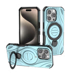 เคสโทรศัพท์แม่เหล็กขาตั้งหมุนโลหะรูปดาว สำหรับ iPhone 17 Pro Max, สำหรับ iPhone 17 Pro, สำหรับ iPhone 17, สำหรับ iPhone Air, สำหรับ iPhone 16 Pro Max, สำหรับ iPhone 16 Pro, สำหรับ iPhone 16