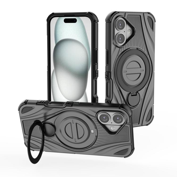 เคสโทรศัพท์แม่เหล็กขาตั้งหมุนโลหะรูปดาว สำหรับ iPhone 17 Pro Max, สำหรับ iPhone 17 Pro, สำหรับ iPhone 17, สำหรับ iPhone Air, สำหรับ iPhone 16 Pro Max, สำหรับ iPhone 16 Pro, สำหรับ iPhone 16
