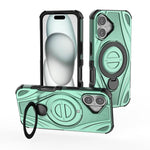 เคสโทรศัพท์แม่เหล็กขาตั้งหมุนโลหะรูปดาว สำหรับ iPhone 17 Pro Max, สำหรับ iPhone 17 Pro, สำหรับ iPhone 17, สำหรับ iPhone Air, สำหรับ iPhone 16 Pro Max, สำหรับ iPhone 16 Pro, สำหรับ iPhone 16