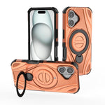 เคสโทรศัพท์แม่เหล็กขาตั้งหมุนโลหะรูปดาว สำหรับ iPhone 17 Pro Max, สำหรับ iPhone 17 Pro, สำหรับ iPhone 17, สำหรับ iPhone Air, สำหรับ iPhone 16 Pro Max, สำหรับ iPhone 16 Pro, สำหรับ iPhone 16