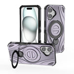 เคสโทรศัพท์แม่เหล็กขาตั้งหมุนโลหะรูปดาว สำหรับ iPhone 17 Pro Max, สำหรับ iPhone 17 Pro, สำหรับ iPhone 17, สำหรับ iPhone Air, สำหรับ iPhone 16 Pro Max, สำหรับ iPhone 16 Pro, สำหรับ iPhone 16