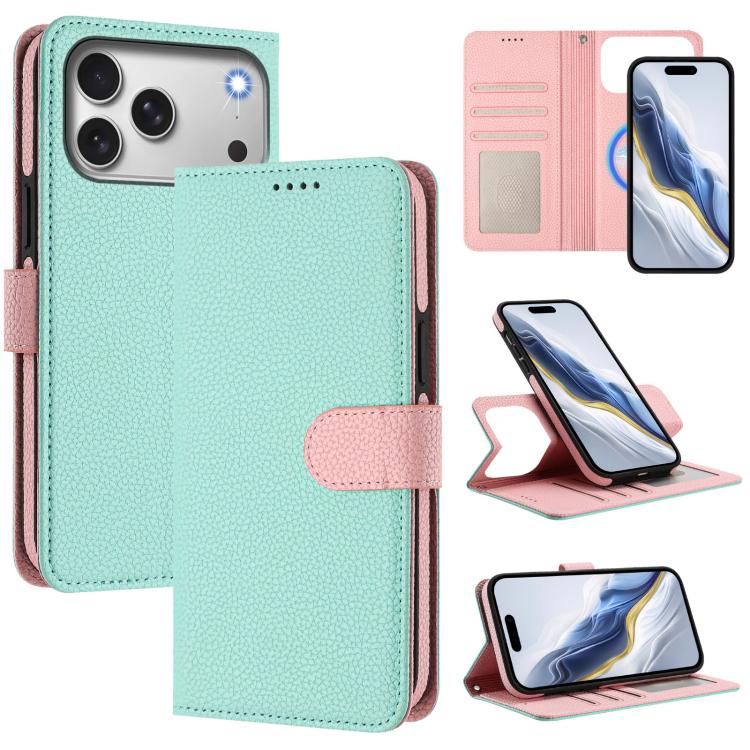 เคสโทรศัพท์หนังวีแกนลายลิ้นจี่แผ่นข้างแม่เหล็กถอดได้ สำหรับ iPhone 17 Pro Max, สำหรับ iPhone 17 Pro, สำหรับ iPhone 17, สำหรับ iPhone Air, สำหรับ iPhone 16 Pro Max, สำหรับ iPhone 16 Pro, สำหรับ iPhone 16 Plus, สำหรับ iPhone 16