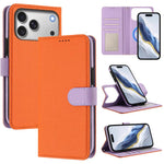 เคสโทรศัพท์หนังวีแกนลายลิ้นจี่แผ่นข้างแม่เหล็กถอดได้ สำหรับ iPhone 17 Pro Max, สำหรับ iPhone 17 Pro, สำหรับ iPhone 17, สำหรับ iPhone Air, สำหรับ iPhone 16 Pro Max, สำหรับ iPhone 16 Pro, สำหรับ iPhone 16 Plus, สำหรับ iPhone 16