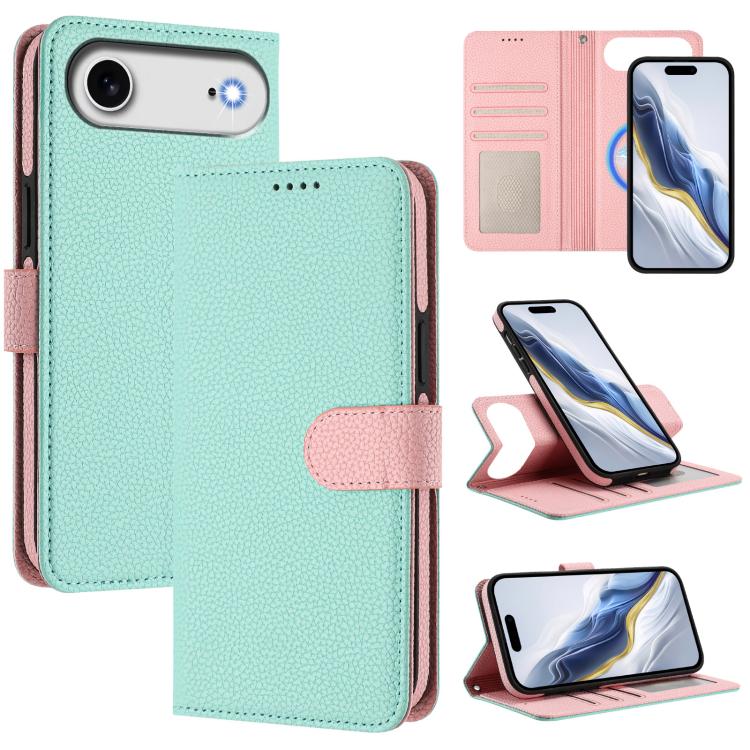 เคสโทรศัพท์หนังวีแกนลายลิ้นจี่แผ่นข้างแม่เหล็กถอดได้ สำหรับ iPhone 17 Pro Max, สำหรับ iPhone 17 Pro, สำหรับ iPhone 17, สำหรับ iPhone Air, สำหรับ iPhone 16 Pro Max, สำหรับ iPhone 16 Pro, สำหรับ iPhone 16 Plus, สำหรับ iPhone 16