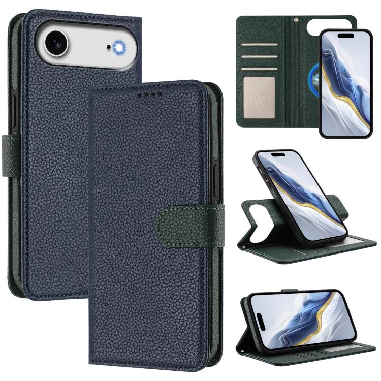 เคสโทรศัพท์หนังวีแกนลายลิ้นจี่แผ่นข้างแม่เหล็กถอดได้ สำหรับ iPhone 17 Pro Max, สำหรับ iPhone 17 Pro, สำหรับ iPhone 17, สำหรับ iPhone Air, สำหรับ iPhone 16 Pro Max, สำหรับ iPhone 16 Pro, สำหรับ iPhone 16 Plus, สำหรับ iPhone 16
