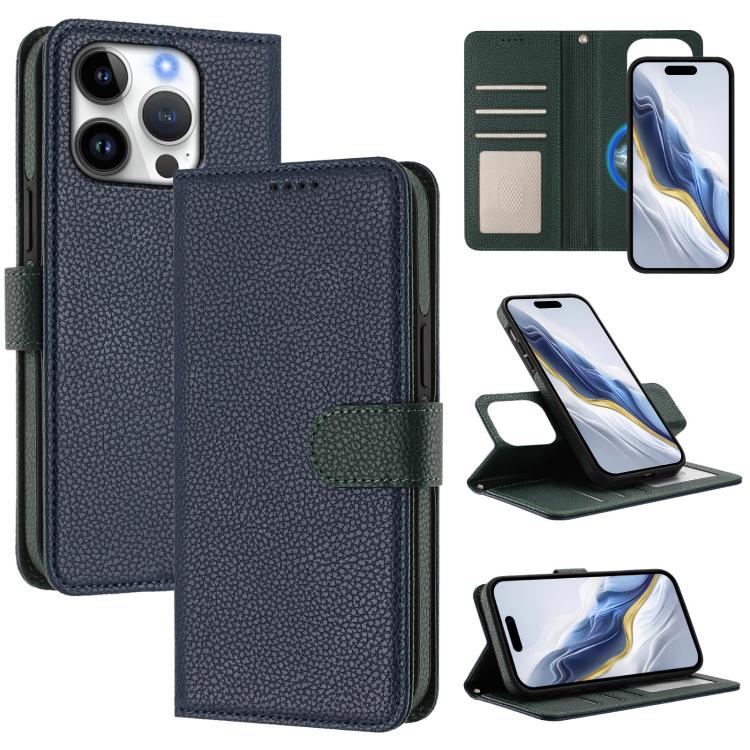 เคสโทรศัพท์หนังวีแกนลายลิ้นจี่แผ่นข้างแม่เหล็กถอดได้ สำหรับ iPhone 17 Pro Max, สำหรับ iPhone 17 Pro, สำหรับ iPhone 17, สำหรับ iPhone Air, สำหรับ iPhone 16 Pro Max, สำหรับ iPhone 16 Pro, สำหรับ iPhone 16 Plus, สำหรับ iPhone 16