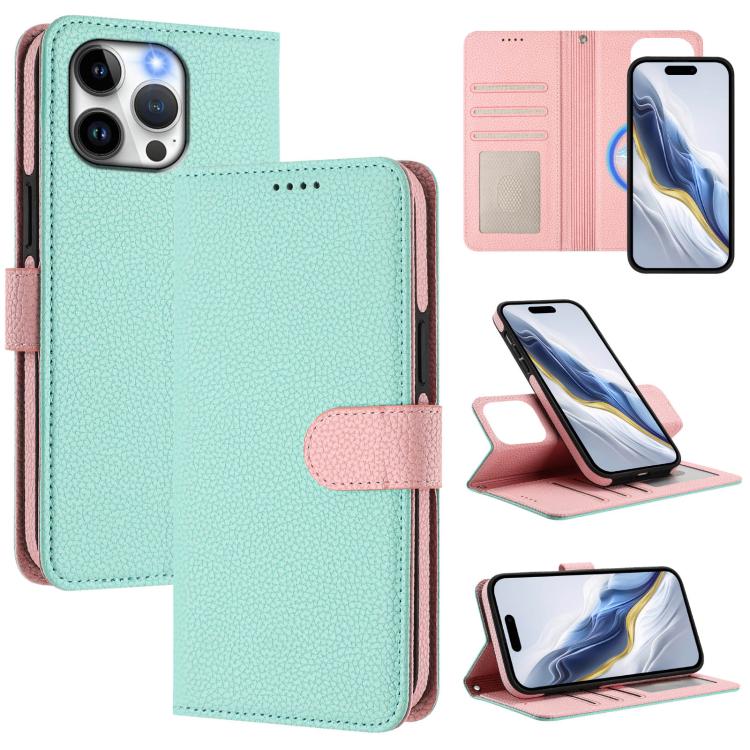 เคสโทรศัพท์หนังวีแกนลายลิ้นจี่แผ่นข้างแม่เหล็กถอดได้ สำหรับ iPhone 15 Pro Max, สำหรับ iPhone 15 Pro, สำหรับ iPhone 15 Plus, สำหรับ iPhone 15, สำหรับ iPhone 14 Plus, สำหรับ iPhone 14, สำหรับ iPhone 14 Pro, สำหรับ iPhone 14 Pro Max