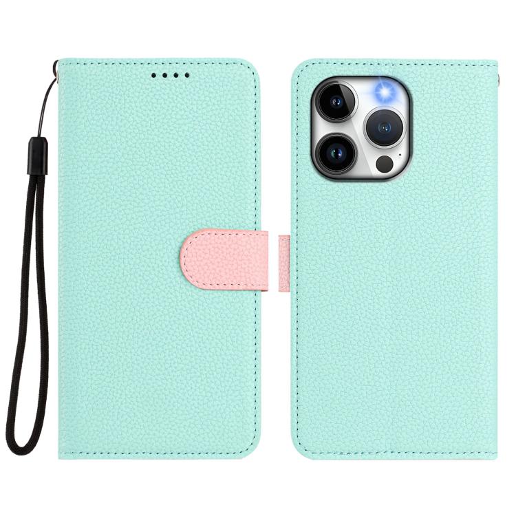 เคสโทรศัพท์หนังวีแกนลายลิ้นจี่แม่เหล็กด้านข้างถอดได้ สำหรับ iPhone 13 Pro Max, สำหรับ iPhone 13 Pro, สำหรับ iPhone 13, สำหรับ iPhone 12 / 12 Pro, สำหรับ iPhone 12 Pro Max, สำหรับ iPhone 11 Pro Max, สำหรับ iPhone 11, สำหรับ iPhone 11 Pro