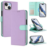เคสโทรศัพท์หนังวีแกนลายลิ้นจี่แม่เหล็กด้านข้างถอดได้ สำหรับ iPhone 13 Pro Max, สำหรับ iPhone 13 Pro, สำหรับ iPhone 13, สำหรับ iPhone 12 / 12 Pro, สำหรับ iPhone 12 Pro Max, สำหรับ iPhone 11 Pro Max, สำหรับ iPhone 11, สำหรับ iPhone 11 Pro