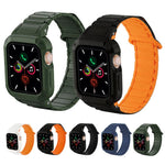 สายรัดนาฬิกาซิลิโคน TPU แบบแม่เหล็กพร้อมหัวเข็มขัดกลับด้าน สำหรับ Apple Watch 45mm / 44mm, สำหรับ Apple Watch 41mm / 40mm