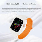 สายรัดนาฬิกาซิลิโคน TPU แบบแม่เหล็กพร้อมหัวเข็มขัดกลับด้าน สำหรับ Apple Watch 45mm / 44mm, สำหรับ Apple Watch 41mm / 40mm