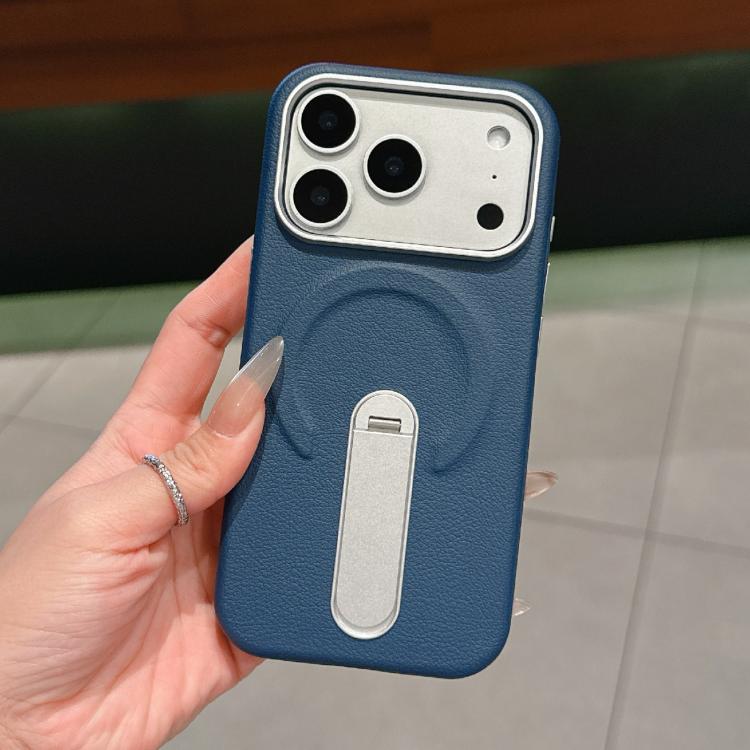 เคสโทรศัพท์แม่เหล็กหนังวีแกนและ PC แบบที่ยึดซ่อน สำหรับ iPhone 17 Pro Max, สำหรับ iPhone 17 Pro