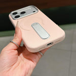 เคสโทรศัพท์แม่เหล็กหนังวีแกนและ PC แบบที่ยึดซ่อน สำหรับ iPhone 17 Pro Max, สำหรับ iPhone 17 Pro