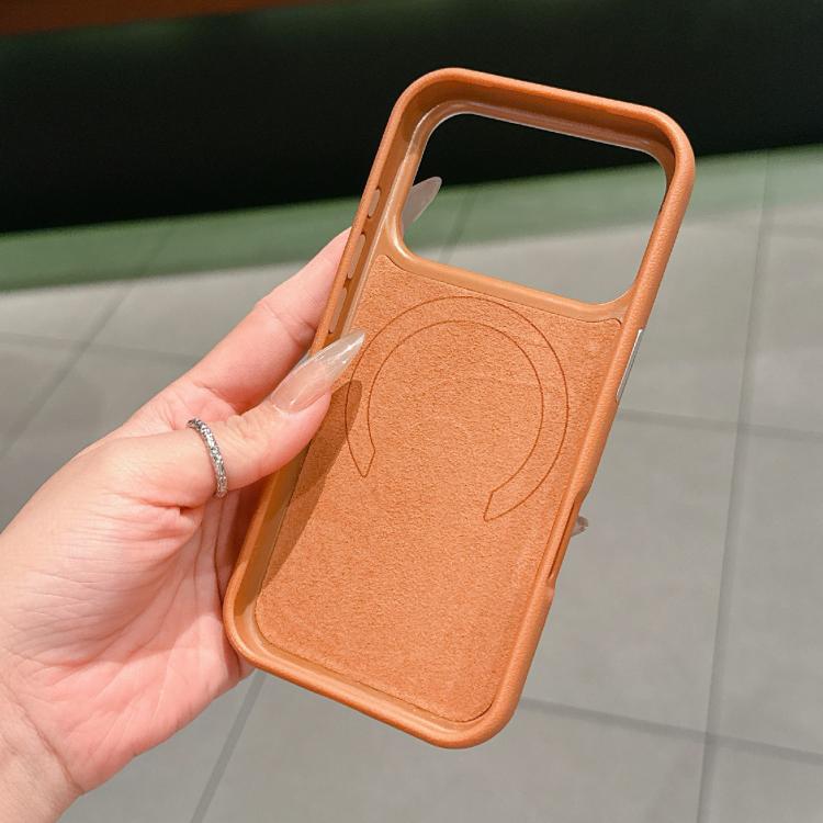 เคสโทรศัพท์แม่เหล็กหนังวีแกนและ PC แบบที่ยึดซ่อน สำหรับ iPhone 17 Pro Max, สำหรับ iPhone 17 Pro