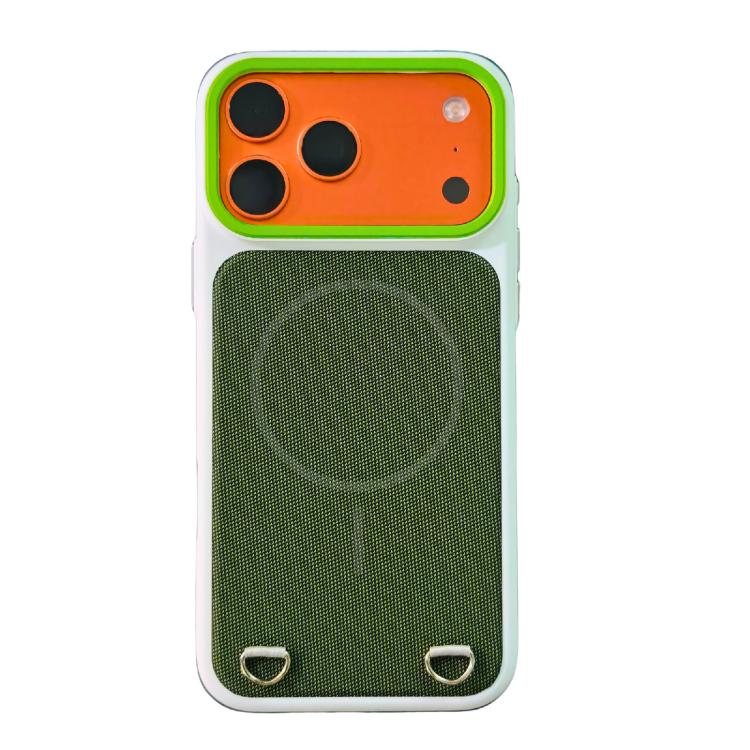 เคสโทรศัพท์แม่เหล็กผิวสัมผัสเหมือนผิวหนัง PC + ผ้าทันสมัย สำหรับ iPhone 17 Pro Max, สำหรับ iPhone 17 Pro