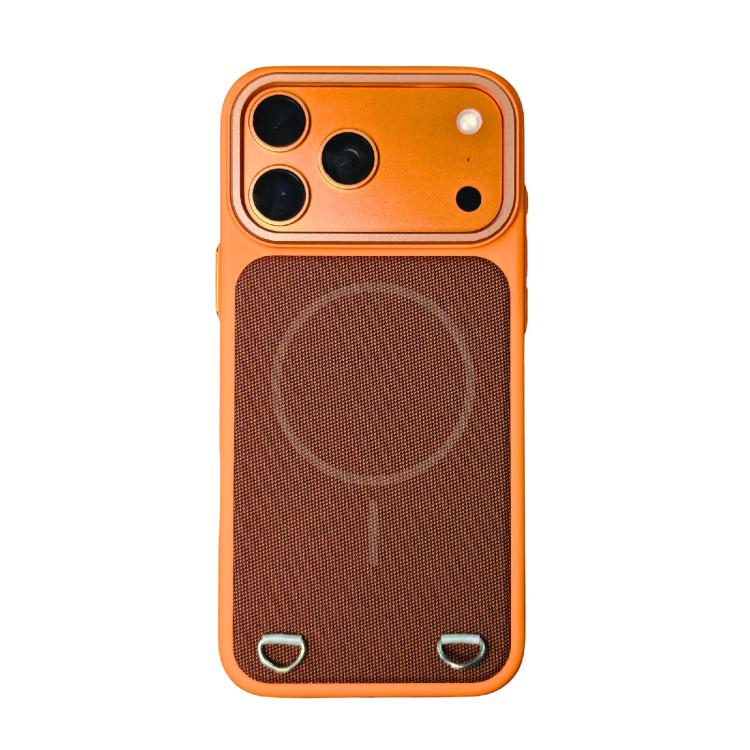 เคสโทรศัพท์แม่เหล็กผิวสัมผัสเหมือนผิวหนัง PC + ผ้าทันสมัย สำหรับ iPhone 17 Pro Max, สำหรับ iPhone 17 Pro