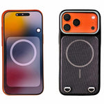 เคสโทรศัพท์แม่เหล็กผิวสัมผัสเหมือนผิวหนัง PC + ผ้าทันสมัย สำหรับ iPhone 17 Pro Max, สำหรับ iPhone 17 Pro
