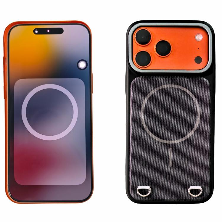 เคสโทรศัพท์แม่เหล็กผิวสัมผัสเหมือนผิวหนัง PC + ผ้าทันสมัย สำหรับ iPhone 17 Pro Max, สำหรับ iPhone 17 Pro