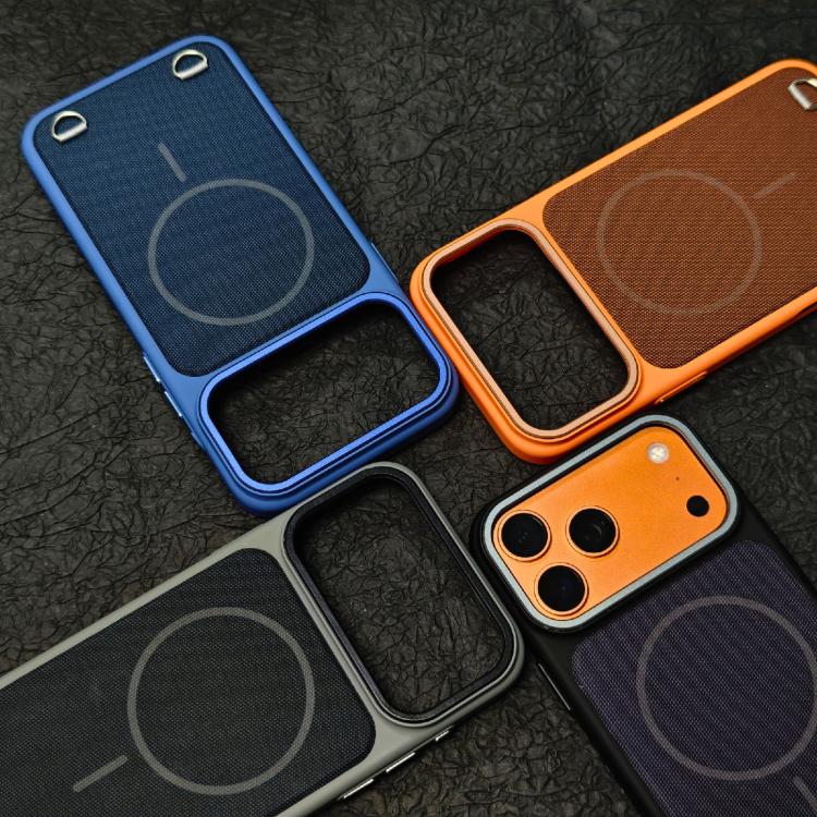 เคสโทรศัพท์แม่เหล็กผิวสัมผัสเหมือนผิวหนัง PC + ผ้าทันสมัย สำหรับ iPhone 17 Pro Max, สำหรับ iPhone 17 Pro