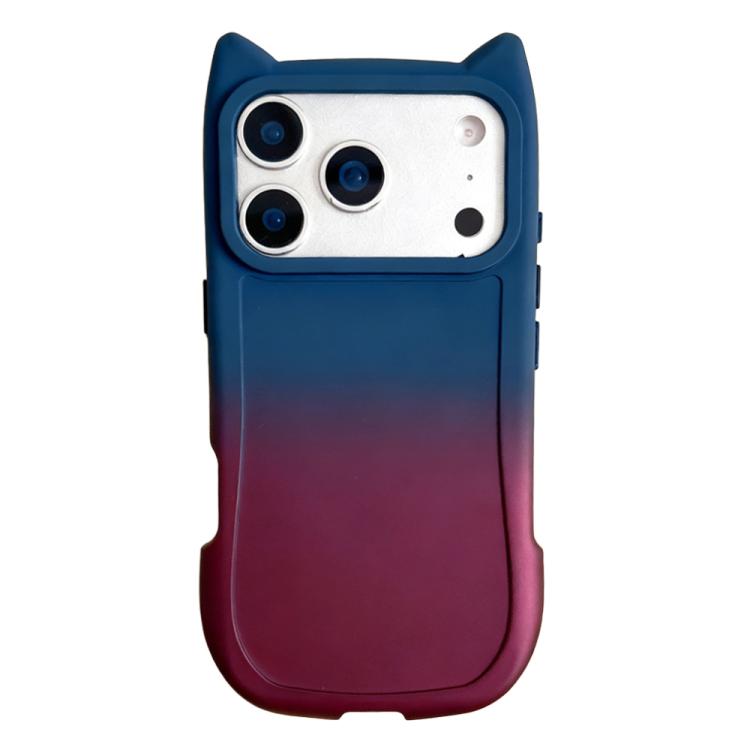 เคสโทรศัพท์ TPU ลายหูแมวไล่เฉดสี สำหรับ iPhone 17 Pro Max, สำหรับ iPhone 17 Pro, สำหรับ iPhone 17, สำหรับ iPhone 16 Pro Max, สำหรับ iPhone 16 Pro, สำหรับ iPhone 16 Plus, สำหรับ iPhone 16, สำหรับ iPhone 15 Pro Max, สำหรับ iPhone 15 Pro