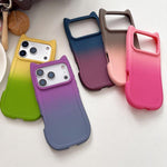 Gradient Cat Ear Design TPU Phone Case, For iPhone 7 Plus/8 Plus