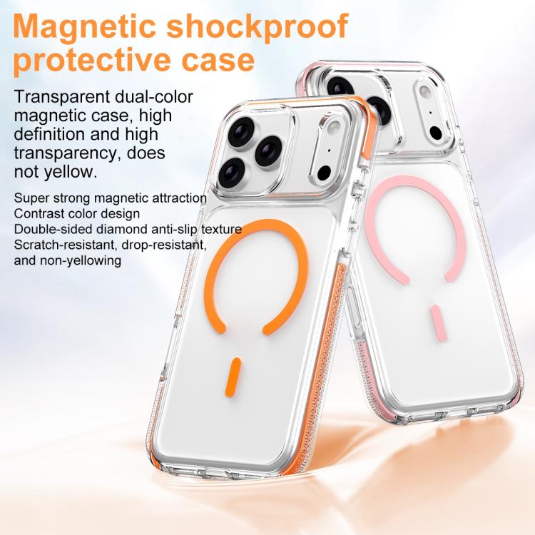 เคสโทรศัพท์ไฮบริด TPU PC เกราะน้ำแข็งแม่เหล็ก สำหรับ iPhone 17 Pro Max, สำหรับ iPhone 17 Pro, สำหรับ iPhone Air
