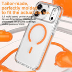เคสโทรศัพท์ไฮบริด TPU PC เกราะน้ำแข็งแม่เหล็ก สำหรับ iPhone 17 Pro Max, สำหรับ iPhone 17 Pro, สำหรับ iPhone Air