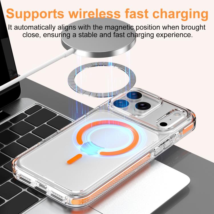 เคสโทรศัพท์ไฮบริด TPU PC เกราะน้ำแข็งแม่เหล็ก สำหรับ iPhone 17 Pro Max, สำหรับ iPhone 17 Pro, สำหรับ iPhone Air