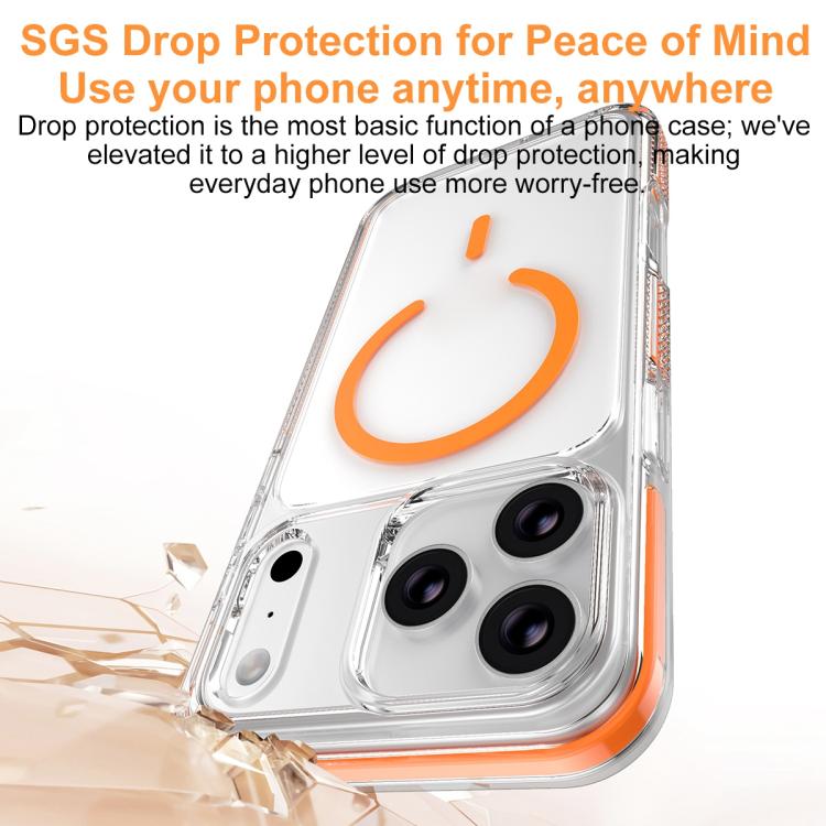 เคสโทรศัพท์ไฮบริด TPU PC เกราะน้ำแข็งแม่เหล็ก สำหรับ iPhone 17 Pro Max, สำหรับ iPhone 17 Pro, สำหรับ iPhone Air
