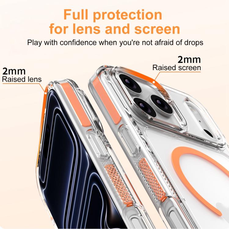 เคสโทรศัพท์ไฮบริด TPU PC เกราะน้ำแข็งแม่เหล็ก สำหรับ iPhone 17 Pro Max, สำหรับ iPhone 17 Pro, สำหรับ iPhone Air