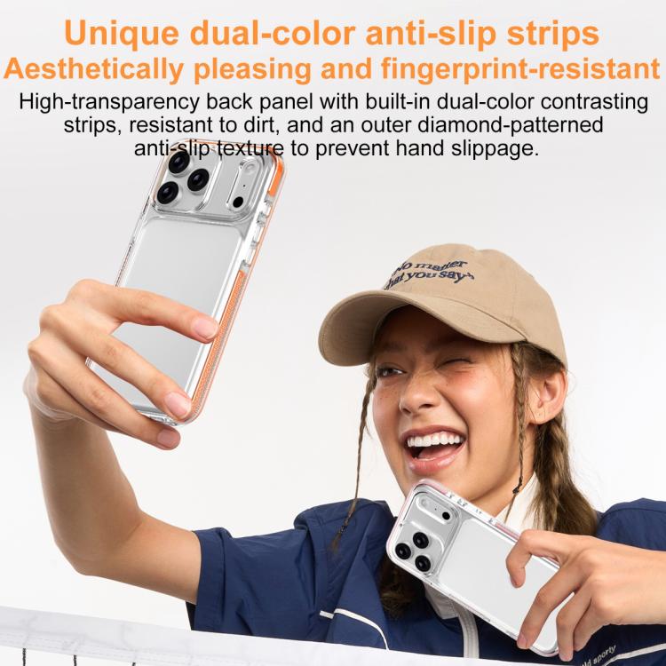 เคสโทรศัพท์ไฮบริด TPU PC เกราะน้ำแข็ง สำหรับ iPhone 17 Pro Max, สำหรับ iPhone 17 Pro, สำหรับ iPhone Air